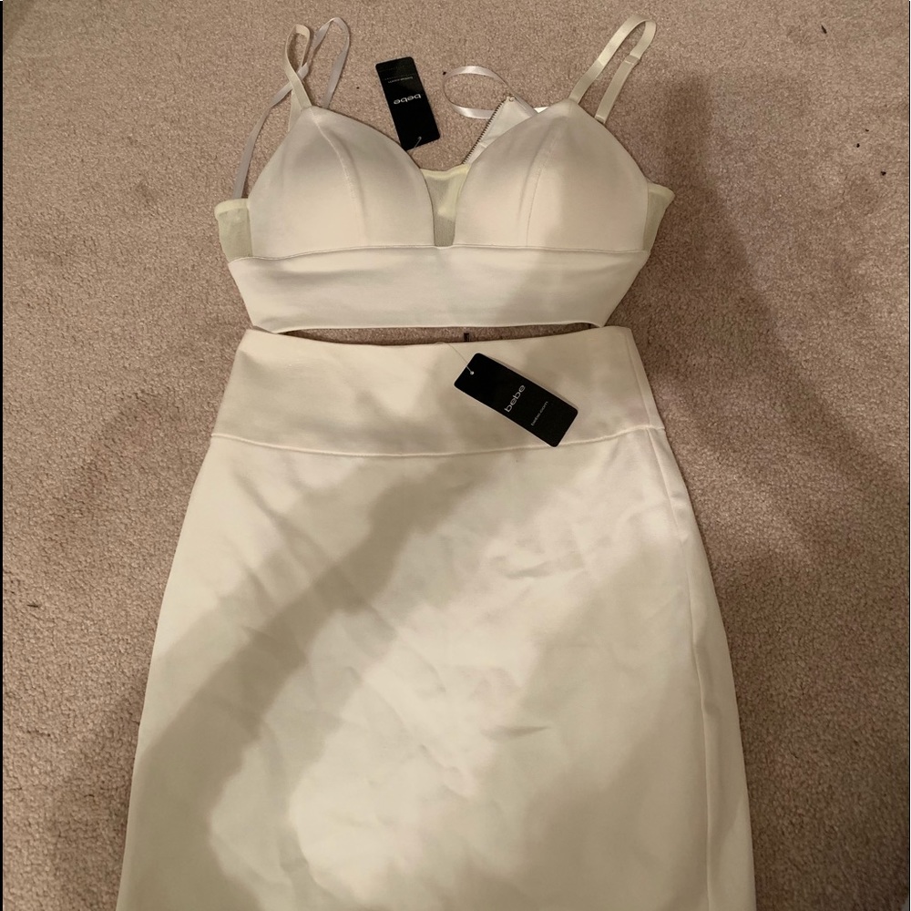 White skirt set!